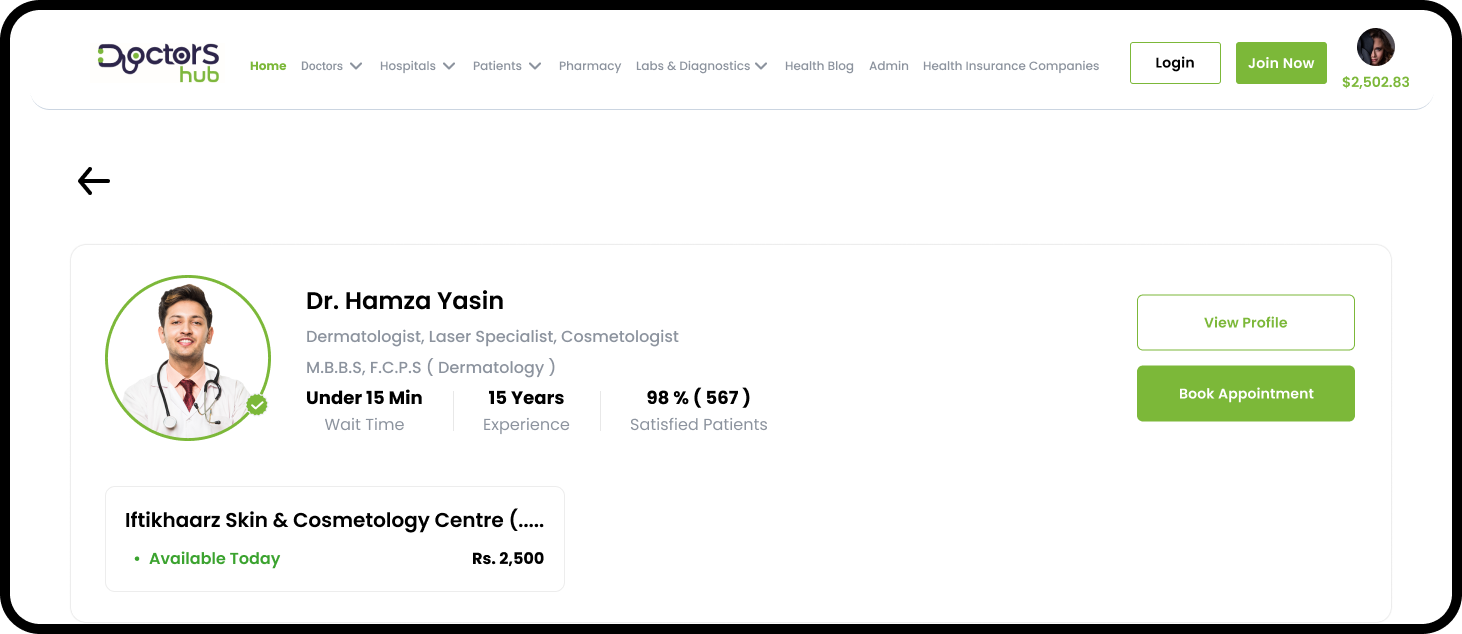 Doctors Hub Appointment Management